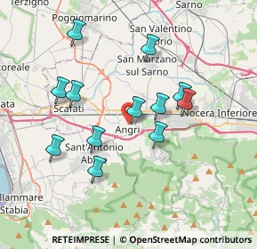 Mappa Via R. de Pascale, 84012 Angri SA, Italia (3.6475)