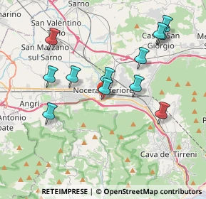 Mappa Via Sarajevo, 84014 Nocera Inferiore SA, Italia (4.15083)