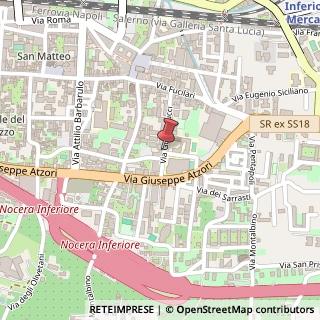 Mappa Via cucci g. 3, 84014 Nocera Inferiore, Salerno (Campania)