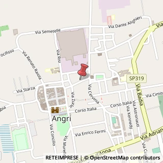 Mappa Via giudici 10, 84012 Angri, Salerno (Campania)