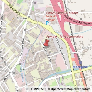 Mappa Via fondo d'orto 37, 80053 Castellammare di Stabia, Napoli (Campania)