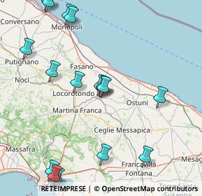 Mappa Via Liguria, 72014 Cisternino BR, Italia (21.62375)