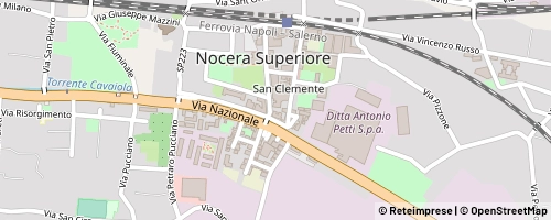 Mappa Nocera Superiore