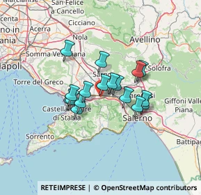 Mappa Via Bari, 84016 Pagani SA, Italia (10.04706)
