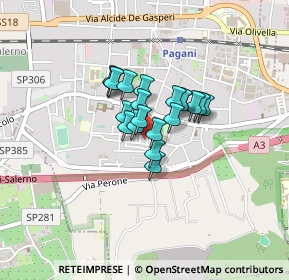 Mappa Via Bari, 84016 Pagani SA, Italia (0.258)