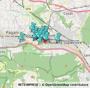 Mappa Via Colonnello Manlio Spera, 84014 Nocera Inferiore SA, Italia (0.9175)