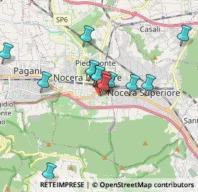 Mappa Via Colonnello Manlio Spera, 84014 Nocera Inferiore SA, Italia (1.93429)