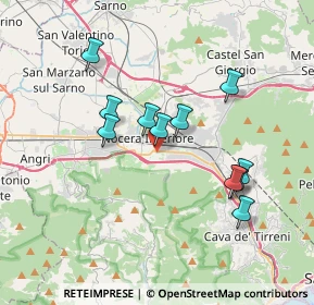 Mappa Via Colonnello Manlio Spera, 84014 Nocera Inferiore SA, Italia (3.50364)