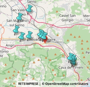 Mappa Via Colonnello Manlio Spera, 84014 Nocera Inferiore SA, Italia (4.54167)