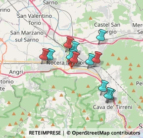Mappa Via Colonnello Manlio Spera, 84014 Nocera Inferiore SA, Italia (2.97917)
