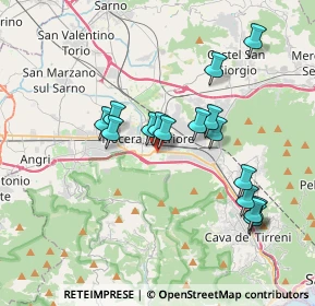 Mappa Via Colonnello Manlio Spera, 84014 Nocera Inferiore SA, Italia (3.66188)