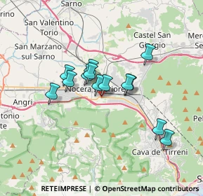 Mappa Via Colonnello Manlio Spera, 84014 Nocera Inferiore SA, Italia (2.84385)