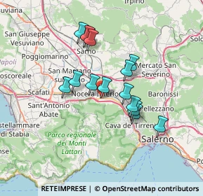 Mappa Via Colonnello Manlio Spera, 84014 Nocera Inferiore SA, Italia (6.176)