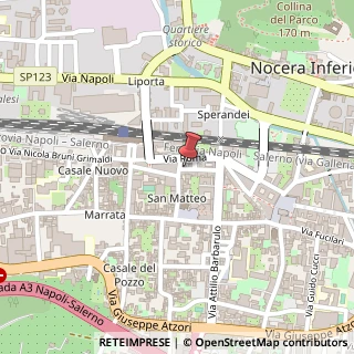 Mappa Via Lorenzo Fava, 36, 84014 Nocera Inferiore, Salerno (Campania)