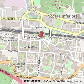 Mappa Via Giuseppe Garibaldi,  8, 84014 Nocera Inferiore, Salerno (Campania)