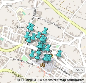 Mappa Via Salvo d'Acquisto, 72014 Cisternino BR, Italia (0.178)