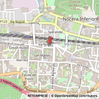 Mappa Via Lorenzo Fava, 22/M, 84014 Nocera Inferiore, Salerno (Campania)
