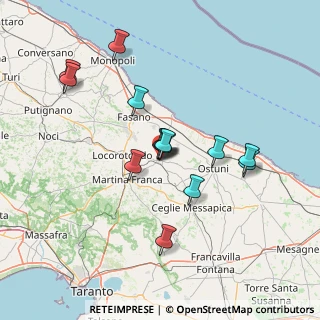Mappa Via Cristoforo Colombo, 72014 Cisternino BR, Italia (13.40429)