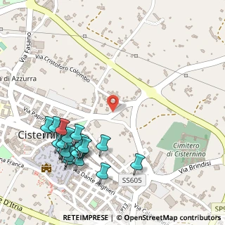Mappa Via Cristoforo Colombo, 72014 Cisternino BR, Italia (0.336)