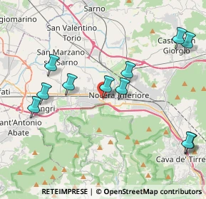 Mappa Via Gabola Isaia, 84014 Nocera Inferiore SA, Italia (4.84182)