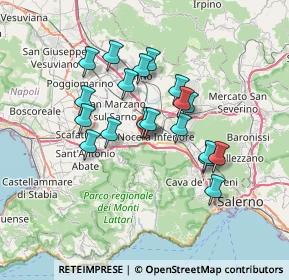Mappa Via Gabola Isaia, 84014 Nocera Inferiore SA, Italia (6.26684)