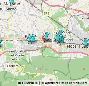 Mappa Via Gabola Isaia, 84014 Nocera Inferiore SA, Italia (2.52167)