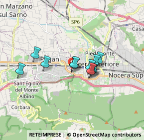 Mappa Via Gabola Isaia, 84014 Nocera Inferiore SA, Italia (1.31364)