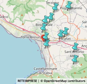 Mappa Via Bottaro, 80058 Torre Annunziata NA, Italia (4.02636)