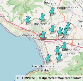 Mappa Via Bottaro, 80058 Torre Annunziata NA, Italia (3.98583)