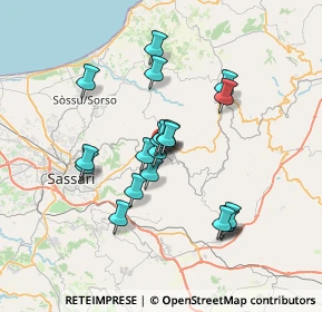 Mappa Via Monte Granatico, 07033 Osilo SS, Italia (6.386)