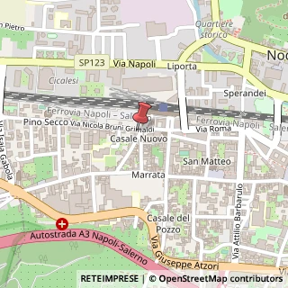 Mappa Via Nicola Bruni Grimaldi, 27, 84014 Nocera Inferiore, Salerno (Campania)