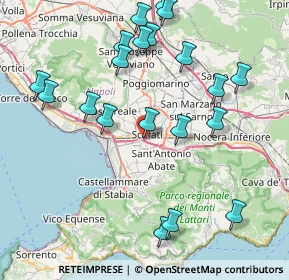 Mappa Vicinale Vitiello, 84018 Scafati SA, Italia (9.7055)