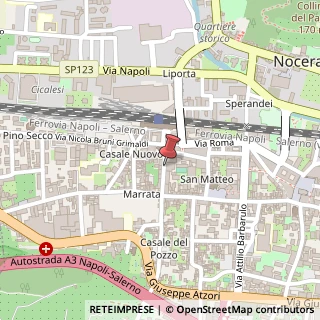 Mappa Via Giovanni Nicotera, 34, 84014 Nocera Inferiore, Salerno (Campania)