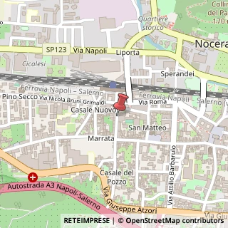 Mappa Via Giovanni Nicotera, 38, 84014 Nocera Inferiore, Salerno (Campania)