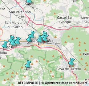 Mappa I Traversa Via Luigi Angrisani, 84014 Nocera Inferiore SA, Italia (5.54533)