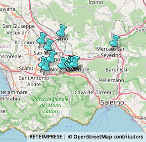 Mappa I Traversa Via Luigi Angrisani, 84014 Nocera Inferiore SA, Italia (5.0675)