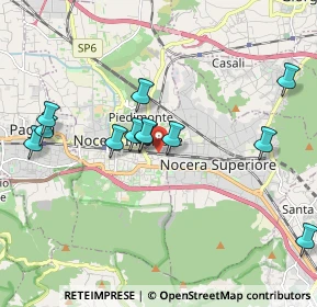 Mappa I Traversa Via Luigi Angrisani, 84014 Nocera Inferiore SA, Italia (2.0825)