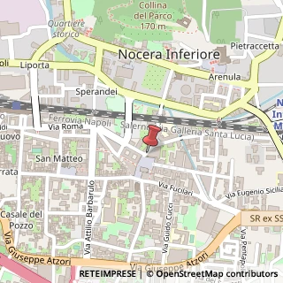 Mappa Via Aurelio Bosco Lucarelli, 4, 84014 Nocera Inferiore, Salerno (Campania)