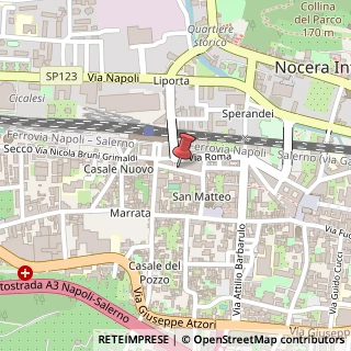 Mappa Via rossi isaia 7, 84014 Nocera Inferiore, Salerno (Campania)