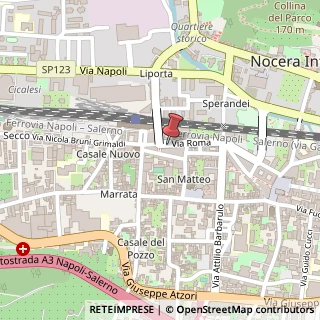 Mappa Via Roma, 75, 84014 Nocera Inferiore, Salerno (Campania)