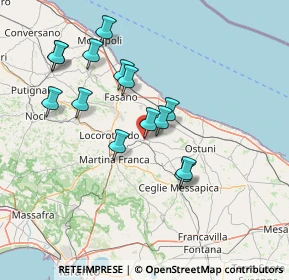 Mappa Via Vittorio Veneto, 72014 Cisternino BR, Italia (14.70143)