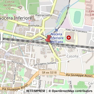 Mappa Via Gustavo Origlia, 46, 84014 Nocera Inferiore, Salerno (Campania)