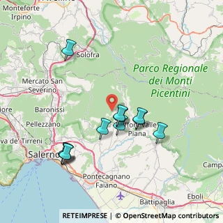Mappa Via Briano, 84090 Giffoni sei Casali SA, Italia (7.865)