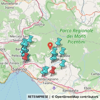 Mappa Via Briano, 84090 Giffoni sei Casali SA, Italia (8.4865)