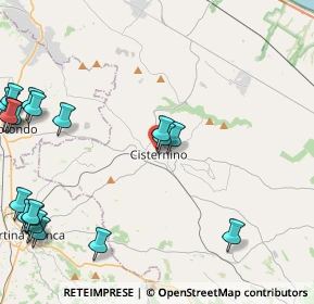 Mappa Via Eroi del Mare P. Zaccaria, 72014 Cisternino BR, Italia (6.6525)