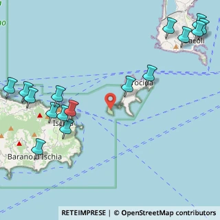 Mappa Isola di Vivara, 80079 Procida NA, Italia (6.39)