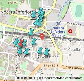 Mappa Via D. A. Siniscalchi, 84014 Nocera Inferiore SA, Italia (0.2505)