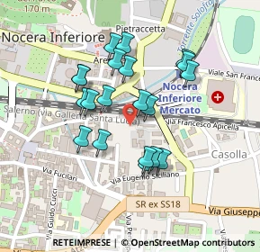 Mappa Via Domenicantonio Siniscalchi, 84014 Nocera Inferiore SA, Italia (0.2075)