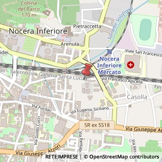 Mappa Via Domenicantonio Siniscalchi, 62, 84014 Nocera Inferiore, Salerno (Campania)