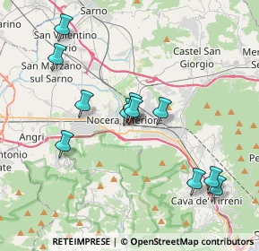 Mappa Via D. A. Siniscalchi, 84014 Nocera Inferiore SA, Italia (3.99909)